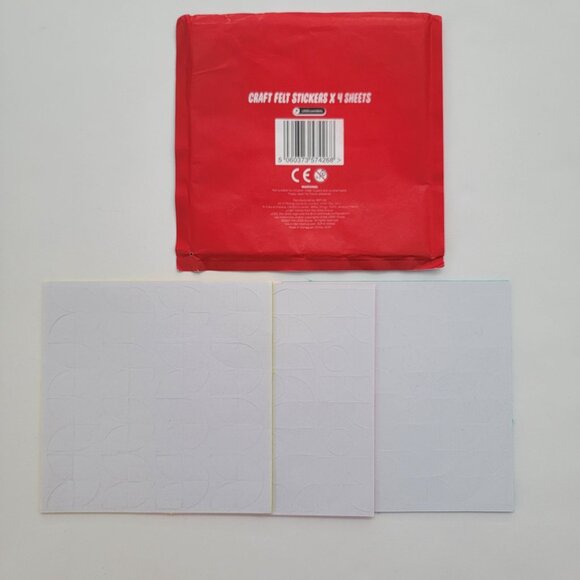 Lego DOTS Craft Felt Stickers - OPENED BAG with 3 new and unused Sheets - Picture 2 of 4